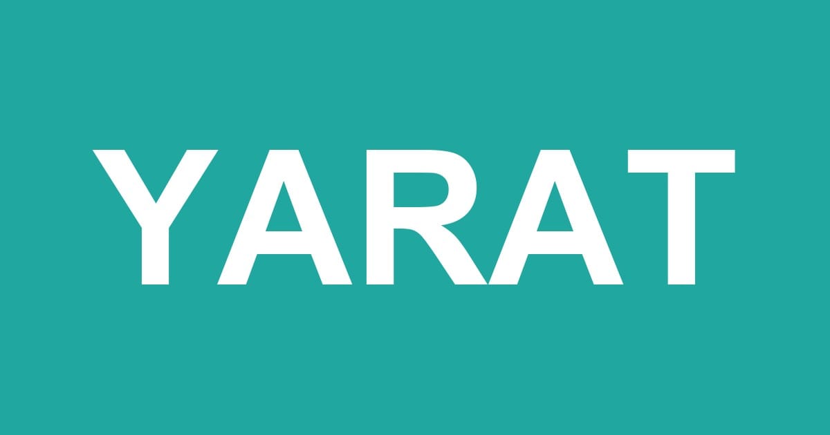 YARAT sloganı görseli