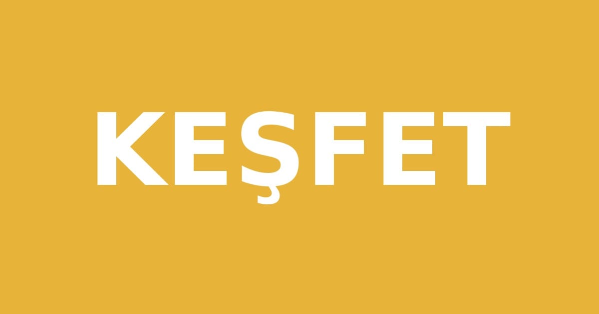 Keşfet sloganı görseli