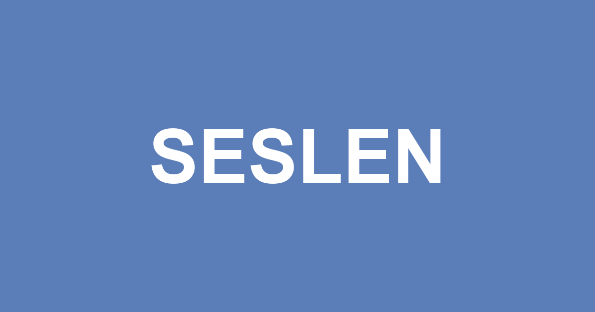 SESLEN sloganı görseli