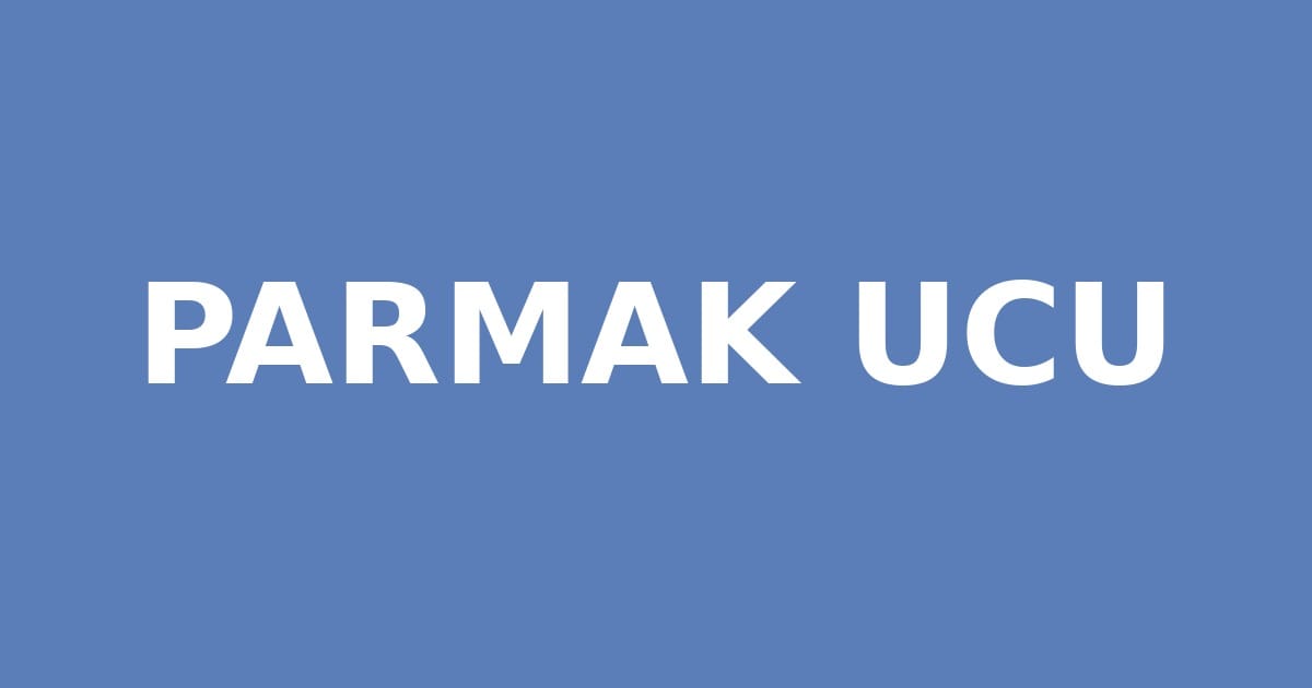 PARMAK UCU yazılı mavi bilgilendirme görseli